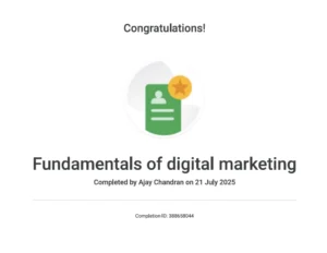 certified fundamentals best digital marketing strategist in alappuzha